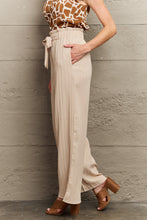 Load image into Gallery viewer, Brigitta Tie Waist Long Pants