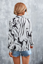 Load image into Gallery viewer, Maia Printed Button Down Long Sleeve Shirt