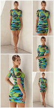 Load image into Gallery viewer, Halle Hollow Out Ruched Dress