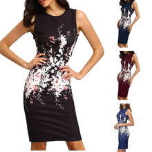Load image into Gallery viewer, Grace Sleeveless Floral Print Dress