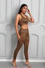 Load image into Gallery viewer, Porsha Printed Sports Bra and Leggings Pair