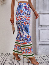 Load image into Gallery viewer, Printed High-Rise Wide Leg Pants