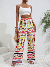 Load image into Gallery viewer, Printed High-Rise Wide Leg Pants
