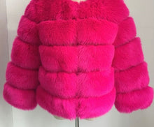 Load image into Gallery viewer, Ada Faux Mink Coat