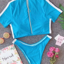 Load image into Gallery viewer, Minou Zipped Up Bikini