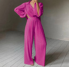 Load image into Gallery viewer, Chizi Pleated Wide Leg Set