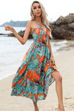 Load image into Gallery viewer, Odette Botanical Print Halter Neck Dress