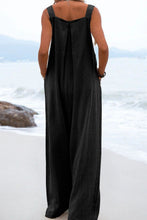 Load image into Gallery viewer, Sleeveless Wide Leg Jumpsuit with Pockets