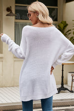 Load image into Gallery viewer, Rory Boat Neck Dropped Shoulder Knit Top