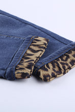 Load image into Gallery viewer, Gillian Leopard Patchwork Jeans