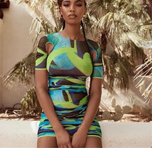 Load image into Gallery viewer, Halle Hollow Out Ruched Dress