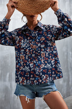 Load image into Gallery viewer, Maia Printed Button Down Long Sleeve Shirt