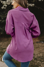 Load image into Gallery viewer, Caitríona Button-Up Roll-Tab Sleeve Shirt