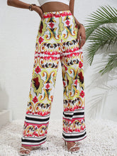 Load image into Gallery viewer, Printed High-Rise Wide Leg Pants