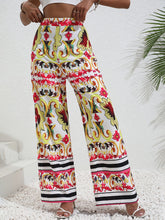 Load image into Gallery viewer, Printed High-Rise Wide Leg Pants