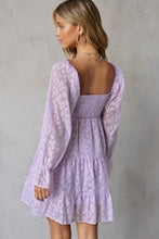 Load image into Gallery viewer, Libby Leopard Applique Flounce Sleeve Smocked Tiered Dress