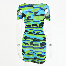 Load image into Gallery viewer, Halle Hollow Out Ruched Dress