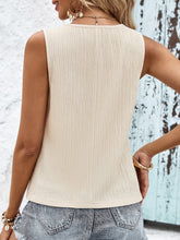 Load image into Gallery viewer, Elaia Textured V-Neck Tank Top