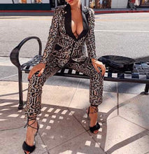 Load image into Gallery viewer, Sequin Leopard Suit