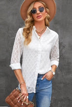 Load image into Gallery viewer, Tabitha Curved Hem Button-Up Long Sleeve Shirt