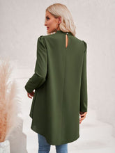 Load image into Gallery viewer, Zara Long Puff Sleeve High-Low Blouse