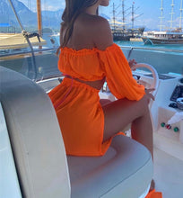 Load image into Gallery viewer, Lindiwe Diamond Two Piece Swimsuit Cover Up