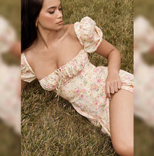Load image into Gallery viewer, Frenchi Front Slit Floral Maxi Dress