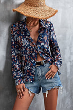 Load image into Gallery viewer, Maia Printed Button Down Long Sleeve Shirt