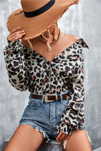 Load image into Gallery viewer, Maia Printed Button Down Long Sleeve Shirt