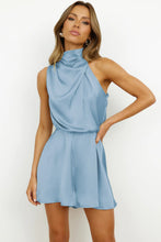 Load image into Gallery viewer, Alora Turtleneck Sleeveless Romper