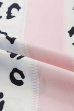 Load image into Gallery viewer, Leopard Color Block Smocked Jumpsuit