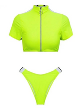 Load image into Gallery viewer, Minou Zipped Up Bikini