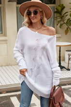 Load image into Gallery viewer, Rory Boat Neck Dropped Shoulder Knit Top