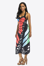 Load image into Gallery viewer, Indra Butterfly Spaghetti Strap Cover Up