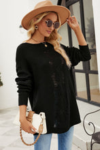 Load image into Gallery viewer, Rory Boat Neck Dropped Shoulder Knit Top