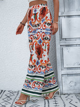 Load image into Gallery viewer, Printed High-Rise Wide Leg Pants