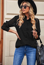 Load image into Gallery viewer, Tabitha Curved Hem Button-Up Long Sleeve Shirt