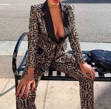 Load image into Gallery viewer, Sequin Leopard Suit