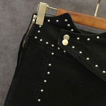 Load image into Gallery viewer, High Waist Beaded Ankle Length Jeans