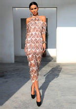 Load image into Gallery viewer, Laria Beige Sequin Dress