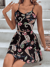Load image into Gallery viewer, Liana Floral V-Neck Cami and Skirt Set