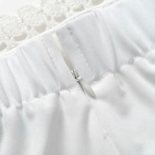 Load image into Gallery viewer, Elegant White Lace Two Piece Dress