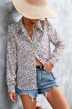 Load image into Gallery viewer, Maia Printed Button Down Long Sleeve Shirt