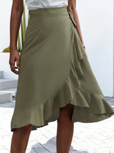 Load image into Gallery viewer, Inez Tied Ruffled Skirt