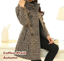 Load image into Gallery viewer, Sandra Turtleneck Tweed Coat