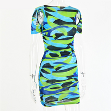 Load image into Gallery viewer, Halle Hollow Out Ruched Dress