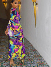 Load image into Gallery viewer, Sasha Side Slit Printed One Shoulder Maxi Dress