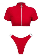 Load image into Gallery viewer, Minou Zipped Up Bikini