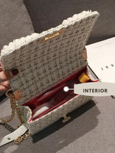 Load image into Gallery viewer, Square Pearl Crossbody Bag