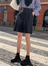 Load image into Gallery viewer, Inina PU Leather Shorts
